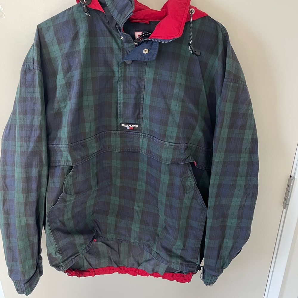 Chaps x ralphn plaid quarter zip